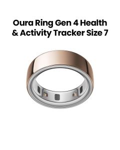 Oura Ring Gen 4 Smart Ring Health & Activity Tracker Size 7 | Rose Gold | JZ90-54219-07