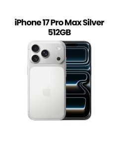Apple iPhone 17 Pro Max 512GB Smartphone | Silver (INTL VERSION)