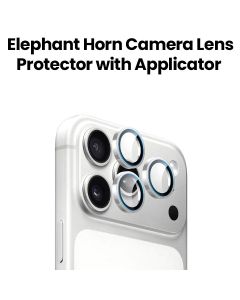 Elephant Horn Camera Lens Protector with Applicator iPhone 17 Pro/Pro Max Clear | EH-CLRTTSG17-CL