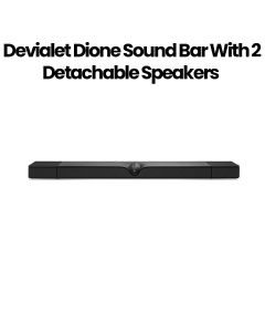 Devialet Dione Sound Bar with 2 Detachable Speakers | Black