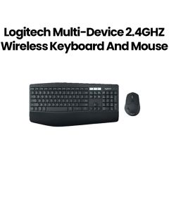 Logitech MK850 Multi-Device 2.4GHz Wireless Keyboard & Mouse Combo Curved EN/AR Black | 920-010568