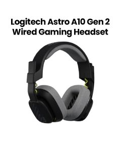 Logitech Astro A10 Gen 2 PlayStation Salvage Wired Gaming Headset Flip-to-Mute Mic Black | 939-002047