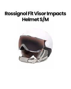 Rossignol Fit Visor Impacts Helmet – White | 17050867-S/M