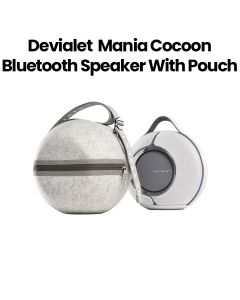 Devialet Mania Cocoon Bluetooth Speaker with Pouch – Light Grey | XE049