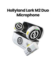 Hollyland Lark M2 Duo Wireless Microphone System with Lightning Connector – Ivory White