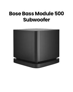 Bose Bass Module 500 Sub Woofer – Black | 796145-2100