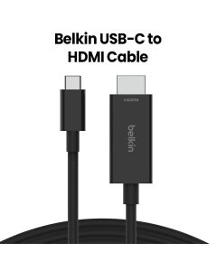 Belkin USB-C to HDMI Cable 2m | Black | AVC012BT2MBK