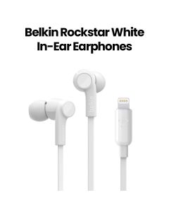 Belkin Rockstar In-Ear Earphones with Lightning Connector | White | G3H0001BTWHT