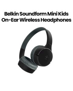 Belkin Soundform Mini Kids On-Ear Wireless Headphones | Black | AUD002BTBK