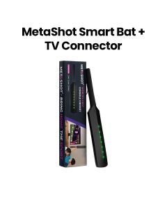 Metashot Smart Bat with TV Connector & Bluetooth | 6-Hour Battery | Black