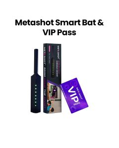 Metashot Smart Bat with TV Connector Bluetooth 6Hr Battery & VIP Pass – Black | MSBTV6HRBK