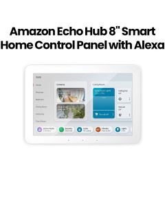 Amazon Echo Hub 8" Smart Control Panel with Alexa for Compatible Devices | White