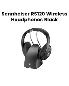 Sennheiser RS 120 W Wireless Headphones – Black |SH-RS-120-W-BLK