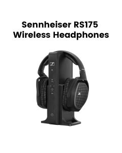 Sennheiser RS 175-U Wireless Headphones – Black |SH-RS-175-U