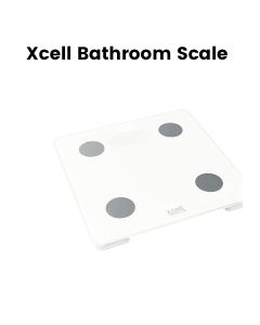 Xcell 27x27 cm Bathroom Weighing – White | Model XL-SCALE3-27X27