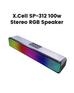 Xcell Hi-Fi Stereo Bluetooth Speaker 100W PMPO – Black | Model XL-SP312-100W-PMPO