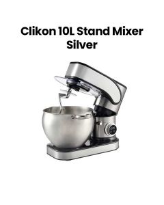 Clikon 2000W Stand Mixer Stainless Steel Body – Silver |CK1200