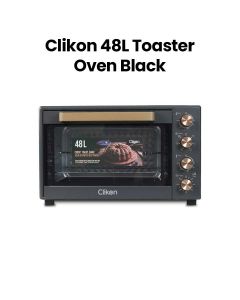 Clikon 48L Toaster Oven with Rotisserie & Convection – Black |CK4361