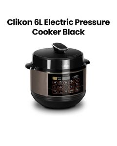 Clikon 6L Electric Pressure Cooker 1000W – Black |CK2722