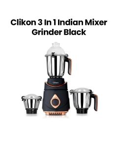 Clikon 750W  3-in-1 Indian Mixer Grinder– Black |CK1203