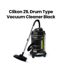 Clikon 21L Drum-Type Vacuum Cleaner with Copper Motor 2000W – Black |CK4412