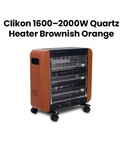 Clikon Quartz Heater 1600–2000W – Brownish Orange |CK4243