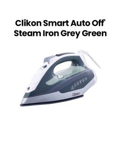 Clikon Smart Auto-Off Steam Iron 2000–2400W – Grey/Green |CK4117
