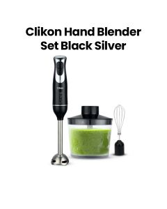 Clikon Hand Blender Set 600W – Black/Silver | CK2672
