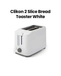 Clikon 2-Slice Bread Toaster 700W – White | CK2436