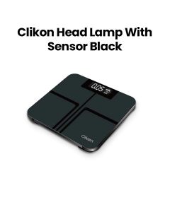 Clikon Digital Bathroom Scale 150kg / 330lb – Black | CK4018