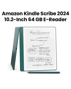 Amazon Kindle Scribe 2024 10.2″ E-Reader 64 GB with Premium Pen – Jade Metallic |B0CZ9TBL1H