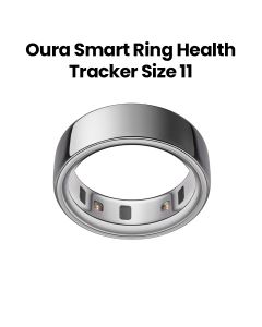 Oura Ring 4 Smart Ring Health Activity Tracker – Silver (Ring Size 11)| JZ90-54217-11