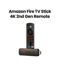 Amazon Fire TV Stick 4K (2nd Gen) with Alexa Voice Remote – Black | FIRESTICK 4K 2ND GEN