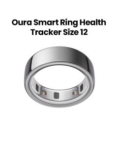 Oura Ring 4 Smart Ring Health Activity Tracker – Silver (Ring Size 12) | JZ90-54217-12