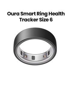 Oura Ring 4 Smart Ring Health Activity Tracker – Stealth (Ring Size 6) | JZ90-54218-06