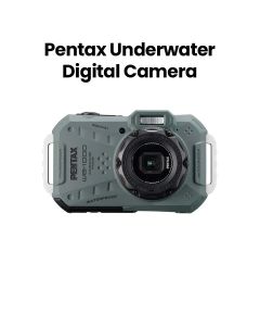 Pentax Underwater Digital Camera 16.3MP 4x Zoom Waterproof – Olive | WG-1000