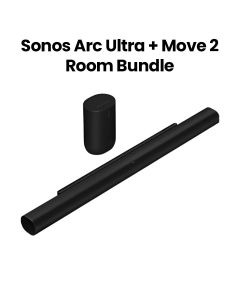 Sonos Arc Ultra + Move 2 Room Set (Soundbar + Speaker) – Black | ARCULTRA-MOVE2-BLK