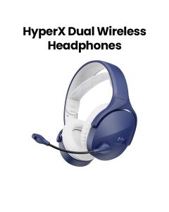 HyperX Dual Wireless Signature Sound Headphones – Blue/White | AM7A0AA