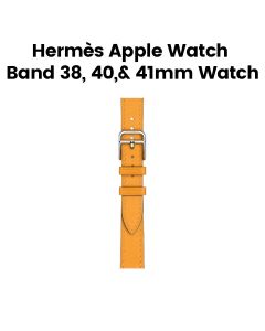 Hermès Apple Watch Band 42mm for 38/40/41mm Cases – Jaune d’Or | Attelage Single Tour