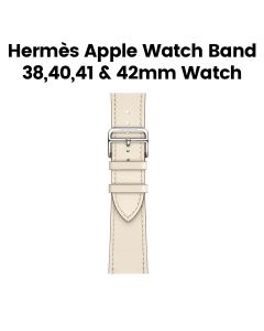 Hermès Apple Watch Band 42mm for 38/40 & 41mm Cases – Béton Swift