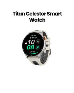 Titan Celestor Smart Watch 1.43″ AMOLED Opto-Mechanical Crown Built-In GPS – Beige | 90206AP03