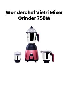 Wonderchef Vietri Mixer Grinder 4-Jar 750W – Rust/Black | 63155127