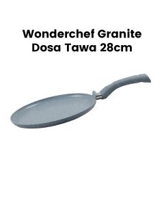 Wonderchef 28cm Granite Dosa Tawa - Granite Grey | 60017710