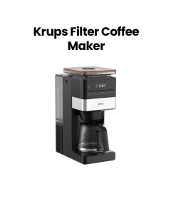 Krups Filter Coffee Maker – Silver/Black | KM8428M0