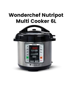 Wonderchef Nutripot Multi Cooker 6L - Silver & Black | 63152847