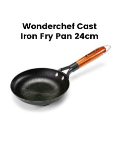 Wonderchef 24 cm Cast Iron Fry Pan - Black | 63154904