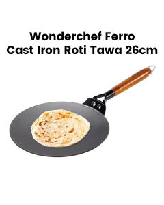Wonderchef 26 cm Ferro Cast Iron Roti Tawa - Black | 63155028