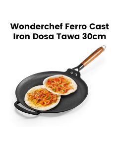 Wonderchef 30 cm Ferro Cast Iron Dosa Tawa - Black | 63155059