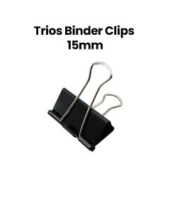 Trios Binder Clips 15mm | TS-BC15-BK