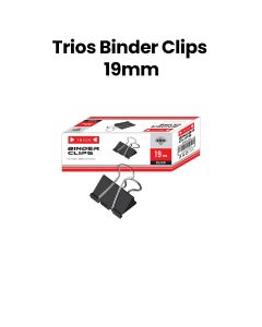 Trios Binder Clips 19mm | TS-BC19-BK
